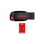 Pen Sandisk Blade 32Gb Z50 Vermelho