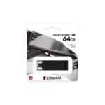 Pen Kingston Dt70 64Gb Usb-C 3.2 Negro