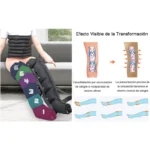 Rebound Botas De Presoterapia / Compresión Portátil (4 Cámaras) Talle M