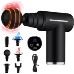 Rebound Pistola De Masajes Portátil Pro (6 Velocidades / 13Mm De Amplitud)