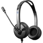 Auricular Hp Dhe-8009 C/Mic Negro