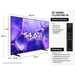 Tv Smart 55" Samsung Un55U8000Fg 4K/Hdmi/Usb/Wifi Crystal