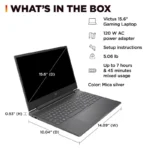 Hp Notebook Victus 15-Fb3093Dx Amd R7-7445Hs 16/512Gb 15.6" Rtx4050 Silver