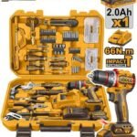 Rotomartillo inalámbrico INGCO P20S 26mm con maletín de herramientas 166 piezas